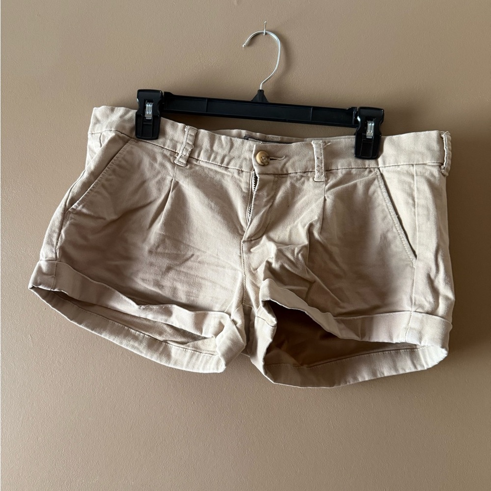 Abercrombie & Fitch Tan Cargo Shorts Relaxed Fit